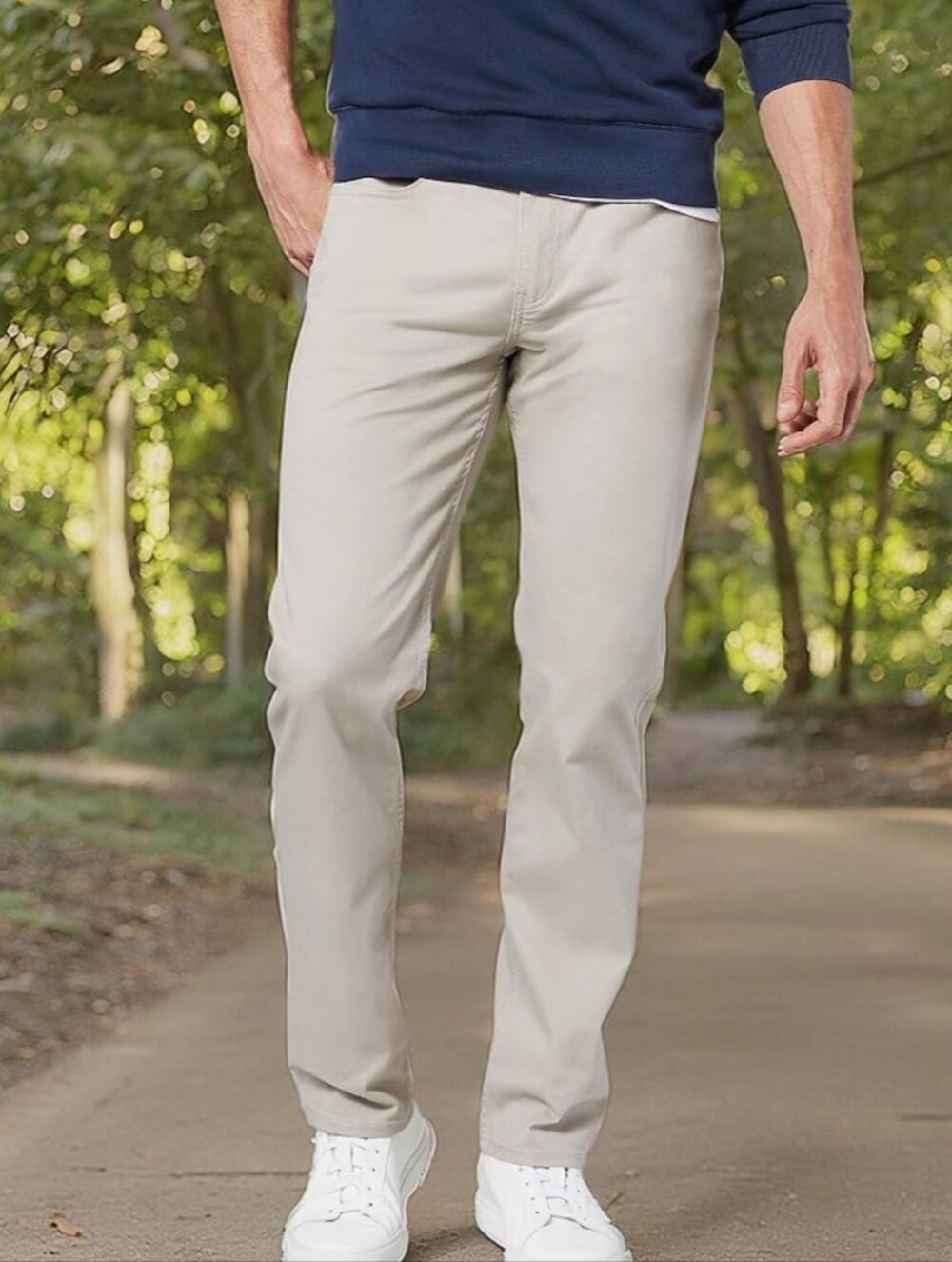 Dockers Men's Caual Straight Chino Pants in Light Khaki Size 40 X 32 NWT